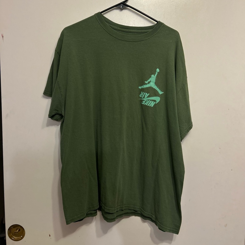 Jordan x Travis Scott Olive Green Tee